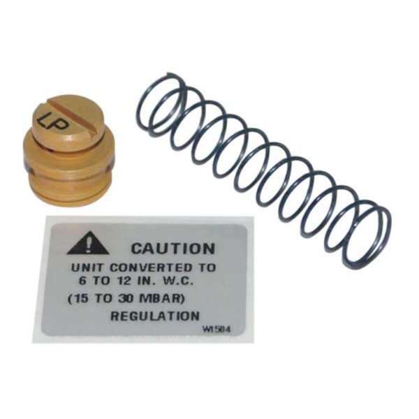 LP combination gas valve regulator conversion kit