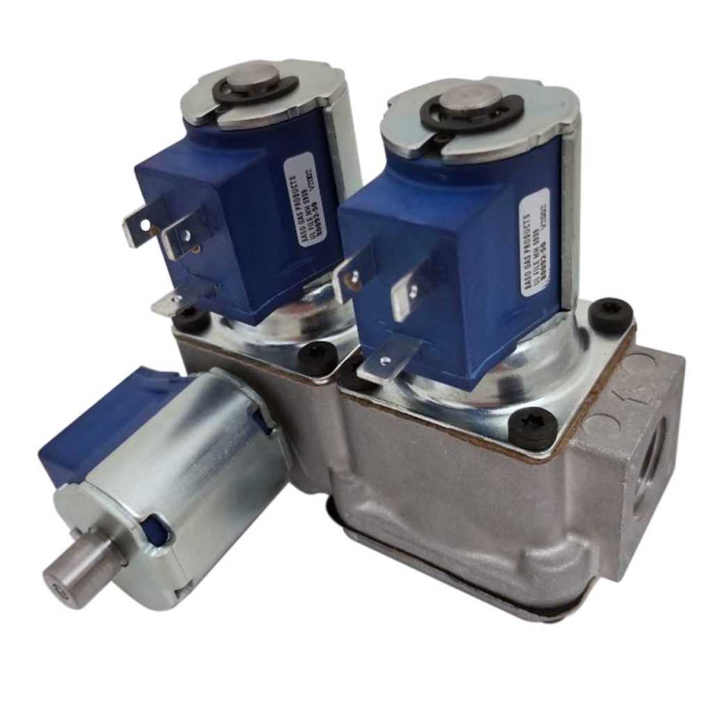 BGF358 Series Redundant Hi Lo Trio Solenoid Operated Gas Valve Optional Stroke Adjust 1