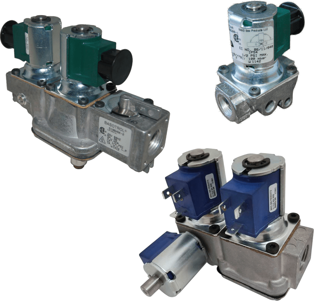 BASO electrically operated gas valves
